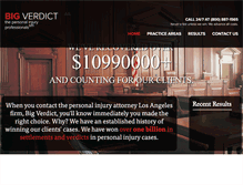 Tablet Screenshot of bigverdict.com